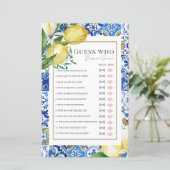 Mediterrane Tegel Citrus Vrijgezellenfeest Raad ee (Staand voorkant)