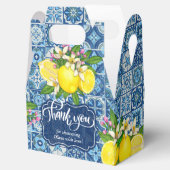 Mediterrane Tegel en Lemons Bedankdoosjes (Geopend)