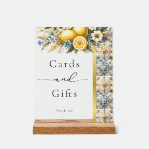 Mediterrane Tegel Italiaans Positano Citroen Acryl Bord