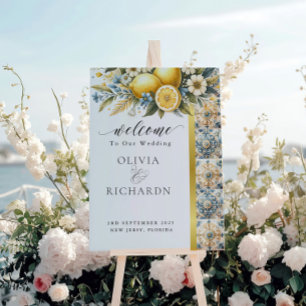 Mediterrane Tegel Italiaans Positano Citroen Acryl Bord