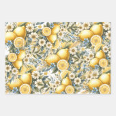Mediterrane Tegel Italiaans Positano Citroen Inpakpapier Vel (Voorkant 3)
