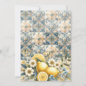 Mediterrane Tegel Italiaans Positano Citroen Kaart (Achterkant)