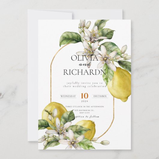 Mediterrane Tegel Italiaans Positano Citroen Kaart (Voorkant)