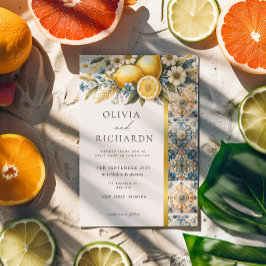 Mediterrane Tegel Italiaans Positano Citroen Kaart