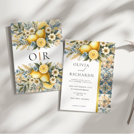 Mediterrane Tegel Italiaans Positano Citroen Kaart