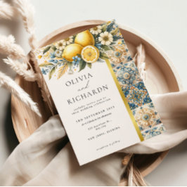 Mediterrane Tegel Italiaans Positano Citroen Kaart