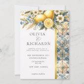 Mediterrane Tegel Italiaans Positano Citroen Kaart (Voorkant)