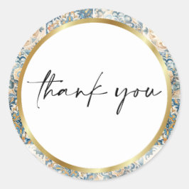 Mediterrane Tegel Italiaans Positano Citroen Ronde Sticker