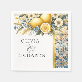 Mediterrane Tegel Italiaans Positano Citroen Servet