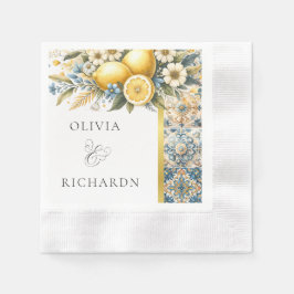 Mediterrane Tegel Italiaans Positano Citroen Servet