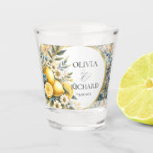 Mediterrane Tegel Italiaans Positano Citroen Shot Glas (Voorkant)