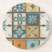  mediterrane Tegel zandsteen Onderzetter (Voorkant)