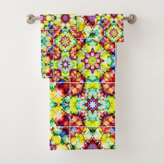 Mediterrane Tegels, Alcoholinkt Tegels, Majolica Bad Handdoek (Insitu)