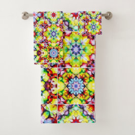 Mediterrane Tegels, Alcoholinkt Tegels, Majolica Bad Handdoek