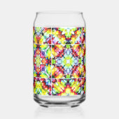 Mediterrane Tegels, Alcoholinkt Tegels, Majolica Blikvorm Glas (Voorkant)