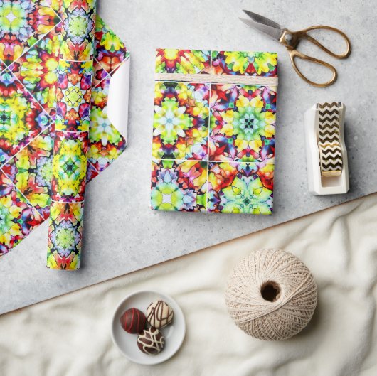 Mediterrane Tegels, Alcoholinkt Tegels, Majolica Cadeaupapier (Crafts)