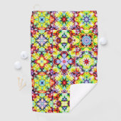 Mediterrane Tegels, Alcoholinkt Tegels, Majolica Golfhanddoek (Insitu)