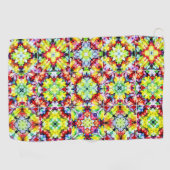 Mediterrane Tegels, Alcoholinkt Tegels, Majolica Golfhanddoek (Horizontaal)