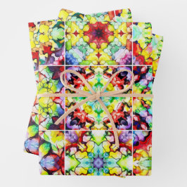 Mediterrane Tegels, Alcoholinkt Tegels, Majolica Inpakpapier Vel