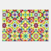 Mediterrane Tegels, Alcoholinkt Tegels, Majolica Inpakpapier Vel (Voorkant 2)