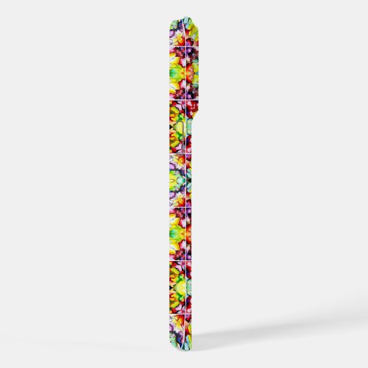 Mediterrane Tegels, Alcoholinkt Tegels, Majolica iPhone Hoesje (Rechterkant)