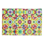 Mediterrane Tegels, Alcoholinkt Tegels, Majolica Kussensloop (Achterkant)