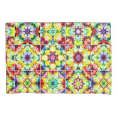 Mediterrane Tegels, Alcoholinkt Tegels, Majolica Kussensloop (Voorkant)