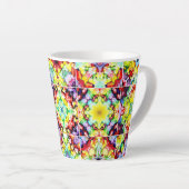 Mediterrane Tegels, Alcoholinkt Tegels, Majolica Latte Mok (Rechterhoek)