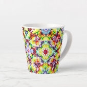 Mediterrane Tegels, Alcoholinkt Tegels, Majolica Latte Mok (Rechterhoek)