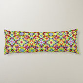 Mediterrane Tegels, Alcoholinkt Tegels, Majolica Lichaamskussen (Achterkant)