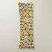 Mediterrane Tegels, Alcoholinkt Tegels, Majolica Lichaamskussen (Voorkant Verticaal)