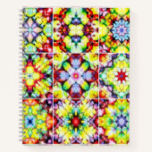 Mediterrane Tegels, Alcoholinkt Tegels, Majolica Notitieboek (Voorkant)