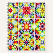 Mediterrane Tegels, Alcoholinkt Tegels, Majolica Notitieboek (Voorkant)