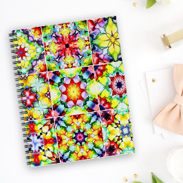 Mediterrane Tegels, Alcoholinkt Tegels, Majolica Notitieboek