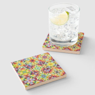 Mediterrane Tegels, Alcoholinkt Tegels, Majolica Stenen Onderzetter