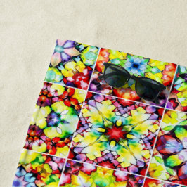 Mediterrane Tegels, Alcoholinkt Tegels, Majolica Strandlaken