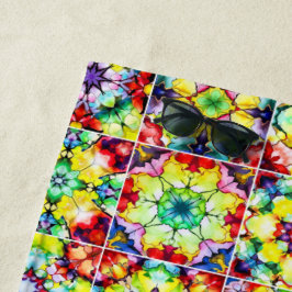 Mediterrane Tegels, Alcoholinkt Tegels, Majolica Strandlaken