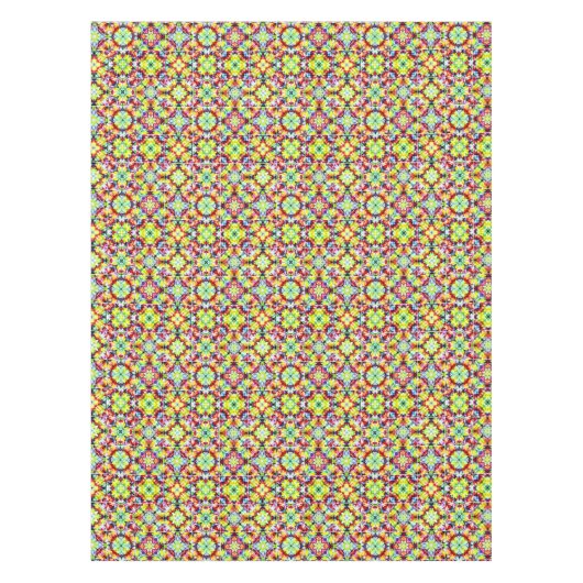 Mediterrane Tegels, Alcoholinkt Tegels, Majolica Tafelkleed (Voorkant)