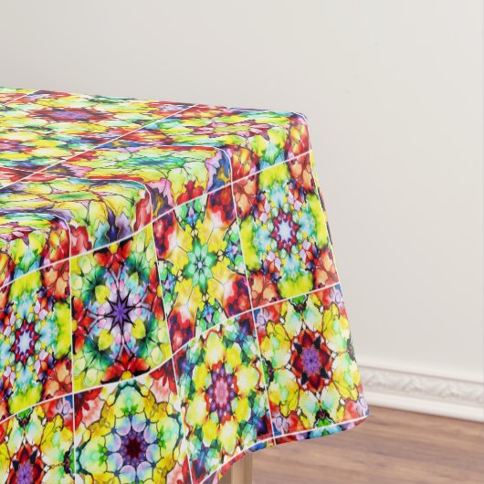 Mediterrane Tegels, Alcoholinkt Tegels, Majolica Tafelkleed (Voorbeeld)