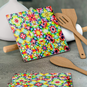 Mediterrane Tegels, Alcoholinkt Tegels, Majolica Tegeltje