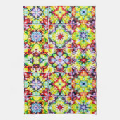 Mediterrane Tegels, Alcoholinkt Tegels, Majolica Theedoek (Verticaal)