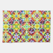 Mediterrane Tegels, Alcoholinkt Tegels, Majolica Theedoek (Horizontaal)