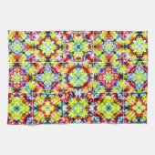 Mediterrane Tegels, Alcoholinkt Tegels, Majolica Theedoek (Horizontaal)