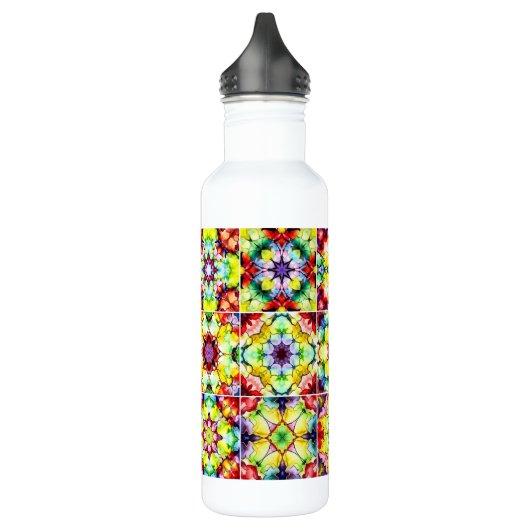 Mediterrane Tegels, Alcoholinkt Tegels, Majolica Waterfles (Links)