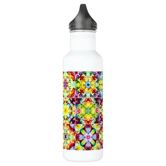 Mediterrane Tegels, Alcoholinkt Tegels, Majolica Waterfles (Links)