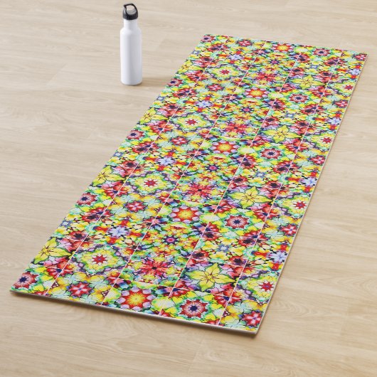 Mediterrane Tegels, Alcoholinkt Tegels, Majolica Yogamat (In situ)