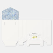 Mediterrane Tegels Amalfi Capri Thema Bedankdoosjes (Ongevouwen)