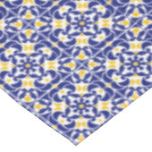 Mediterrane Tegels Blauw & Geel Patroon Tafelkleed (Gekanteld)