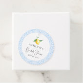 Mediterrane Tegels Citroen Bruiloft Uitnodiging Ha Bedankjes Labels (In situ)