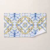 Mediterrane tegels, majolica, Siciliaanse stijl Bad Handdoek (Handdoek)